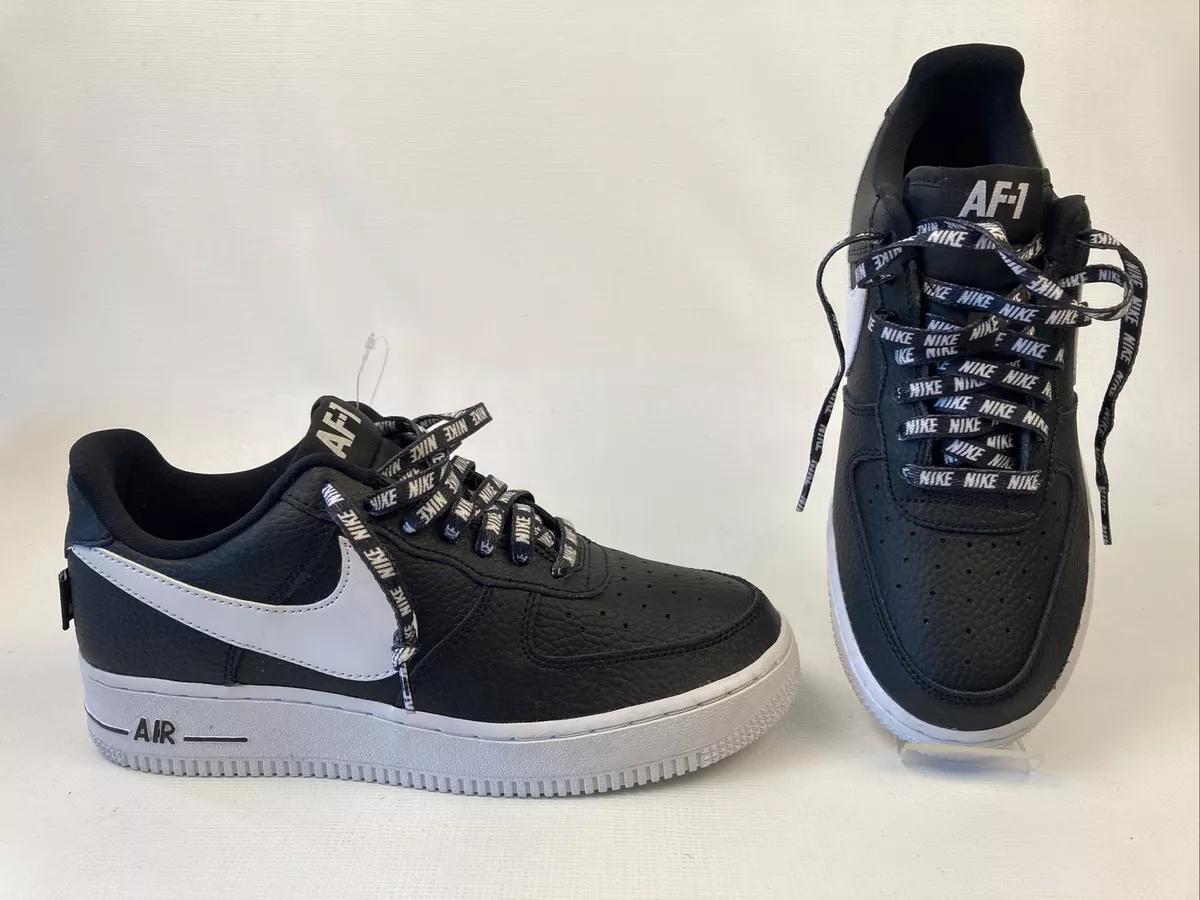 Nike Air Force 1 &#039;07 LV8 Black White NBA Mens 6.5 NWOB | eBay