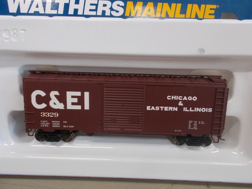 WALTHERS MAINLINE ~ CHICAGO & EAST ILLINOIS 40' BOX CAR # 3329 ~ ESCALA HO | Zustand: New