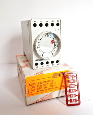 SAIA  K0E511A0MVD5N00 230 VAC 50 Hz 6s-60s-6m-60m-6h-60h