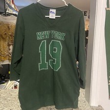 New York Jets Keyshawn Johnson Vintage Pro Player NFL Large Player Tee Shirt