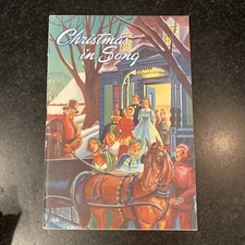 Vintage 1947 Christmas In Song Book Vocals Sheet Music 