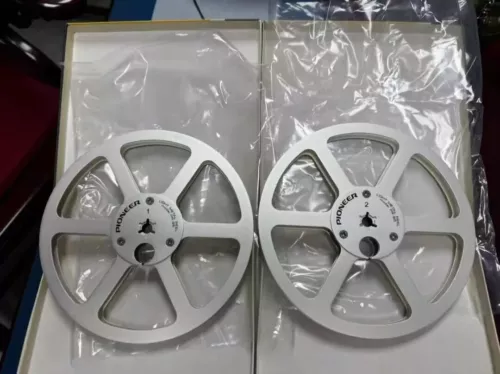 7 Inch Metal Reels Aluminum Pair For Pioneer Reel To Reel RT-707
