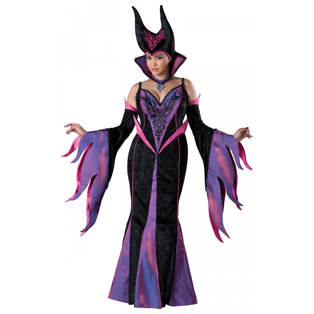 Maleficent fancy top dress plus size