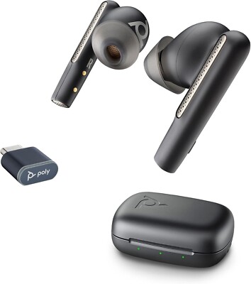 Poly BT Headset Voyager Free 60 UC USB-C/A schwarz Bluetooth kabellos In-Ear
