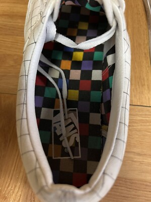 RARE🔥 VANS Era Graph Paper Squared Sheets Custom Made Form RARE🔥 VANS Era Graph Paper Squared Sheets Custom Made Form
