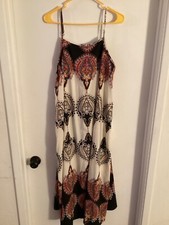 Women "Shein Curve" sleeveless multicolor long summer dress. Size 2XL