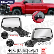 Mirror Power Glass Heat Temp Sensor Pair Left Right For 2019-2024 Silverado 1500