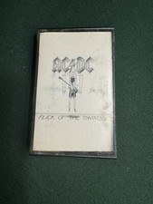 AC/DC Flick of the Switch Cassette 1983 Atlantic Vintage Classic Rock