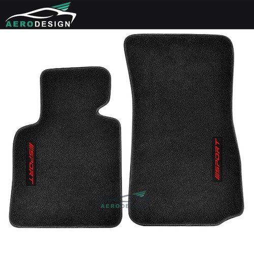 Fits 0308 BMW Z4 Black Nylon Floor Mats Antislip Front Carpet with