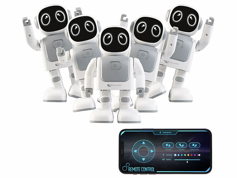 Robot dansant connecté Playtastic avec haut-parleur Bluetooth et animations - 4