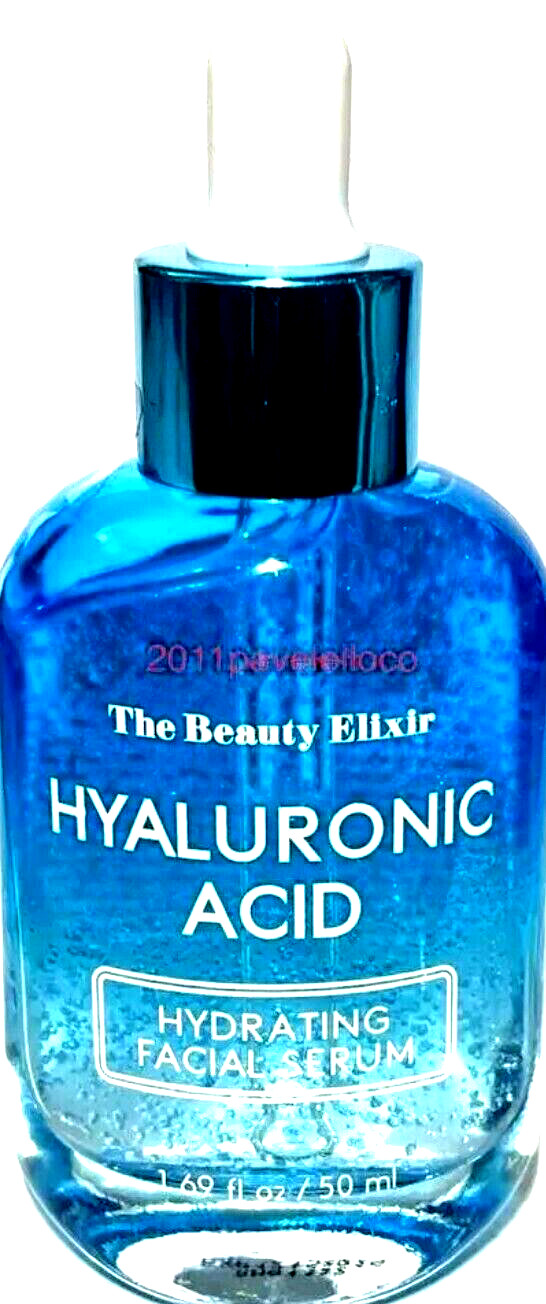 The Beauty Elixir * Hyaluronic Acid ~ HYDRATING Facial Serum ~ 1.69 fl oz NEW!!