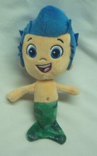 Nick Jr. Bubble Guppies GIL THE BLUE MERMAID BOY 7" Plush STUFFED ANIMAL Toy TY