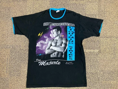 90s Dan Majerle Lightning Phoenix Suns Rap Tee Single St 1990s vintage concert t-shirt, vintage, size XL, single stitch, B+ condition