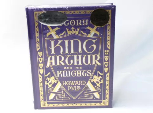 THE STORY OF KING ARTHUR AND HIS KNIGHTS by Howard Pyle Deluxe Leather Bound NEW