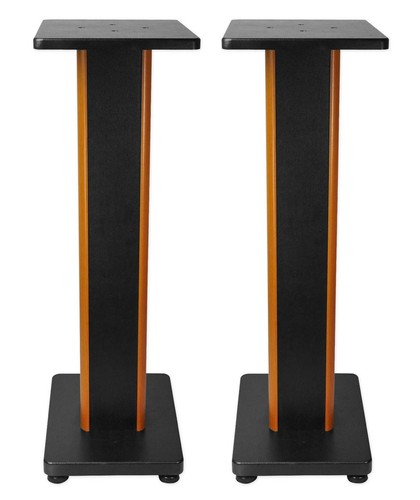 Pair 28" 2-Tone Speaker Stands For Klipsch RP-150M Bookshelf Speakers - Picture 2 of 8
