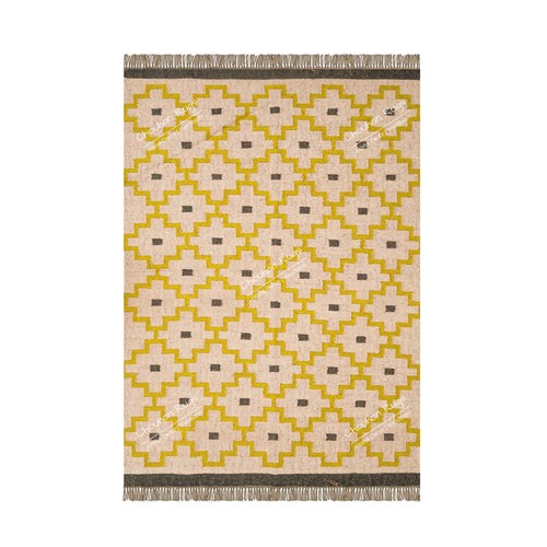 Tappeto Kilim in Juta di Lana Fatto a Mano, Tappeto Kilim Iuta Vintage per Vivere Decorazione Casa Tappeto - Foto 4 di 8