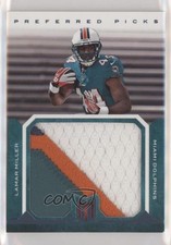 2012 Panini Momentum Preferred Picks Jumbo Materials Prime /25 Lamar Miller 0wg1