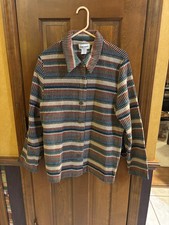 Vintage Alfred Dunner Jacket Ribbed Fabric Fall Colors Butterscotch Buttons 18