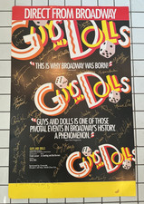 The Guys And Dolls 1992 14 x Theatre Musical Poster Framed Signed