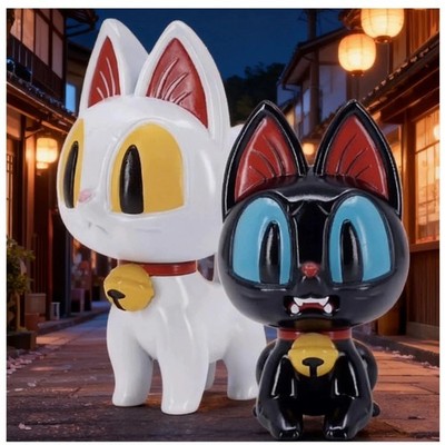 PAWS NOVA Grape Brain Hell's Cat Onigiri Set Blind Box Figure Toy H10CM/4in-8Pcs