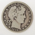 1896-S Semi-Key Date Barber Half Dollar 50c 30168