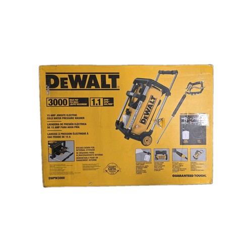DEWALT DWPW3000 3000 PSI 1.1 GPM Electric Pressure Washer