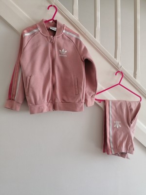 Tracksuit Jacket Adidas Girls Pink Tracksuit Tracksuit Set Adidas