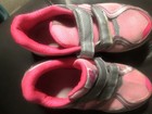 New Balance Girls Size 3 M Tennis Shoes.  Pink And Gray  — photo 1