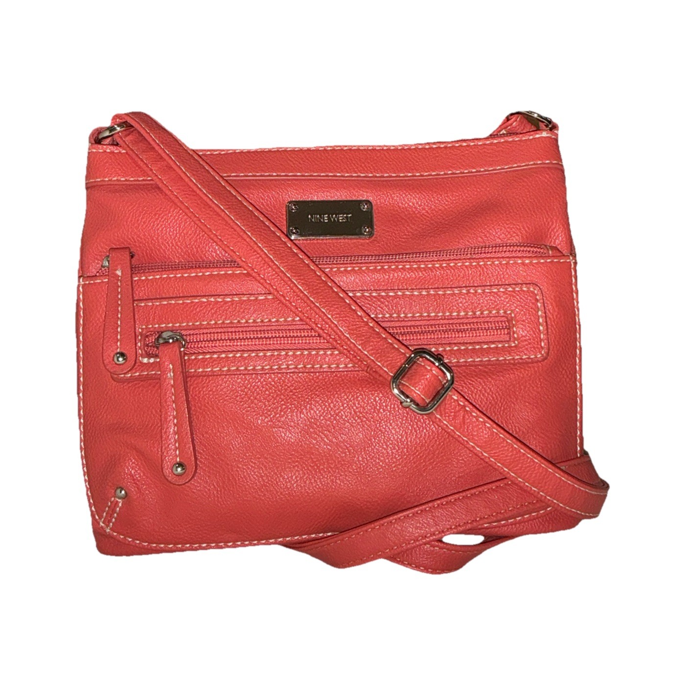 Nine West Coral Crossbody Shoulder Bag, Adjustable Strap, Small 9x8x1.5