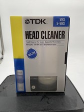 NEW TDK HEAD CLEANER - TCW-11 - VHS, S-VHS Open Box Unused