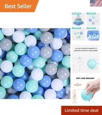 Eco-Friendly 2.1-Inch Ball Pit Balls - Colorful, Crush-Proof Playtime Essentials