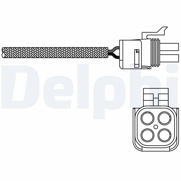 Delphi Lambdasonde Sensor Abgassteuerung ES20273-12B1 FüR Renault Espace Laguna-image