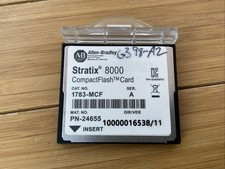 ALLEN BRADLEY 1783-MCF SER A DIR/VER 10000016538 COMPACT FLASH CARD STRATIX