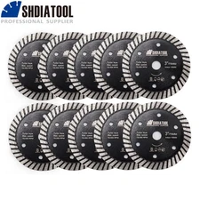 Diamond Turbo Saw Blade 10pc 3''/75mm Cutting Wheel Disc for Ceramic Tile Marble