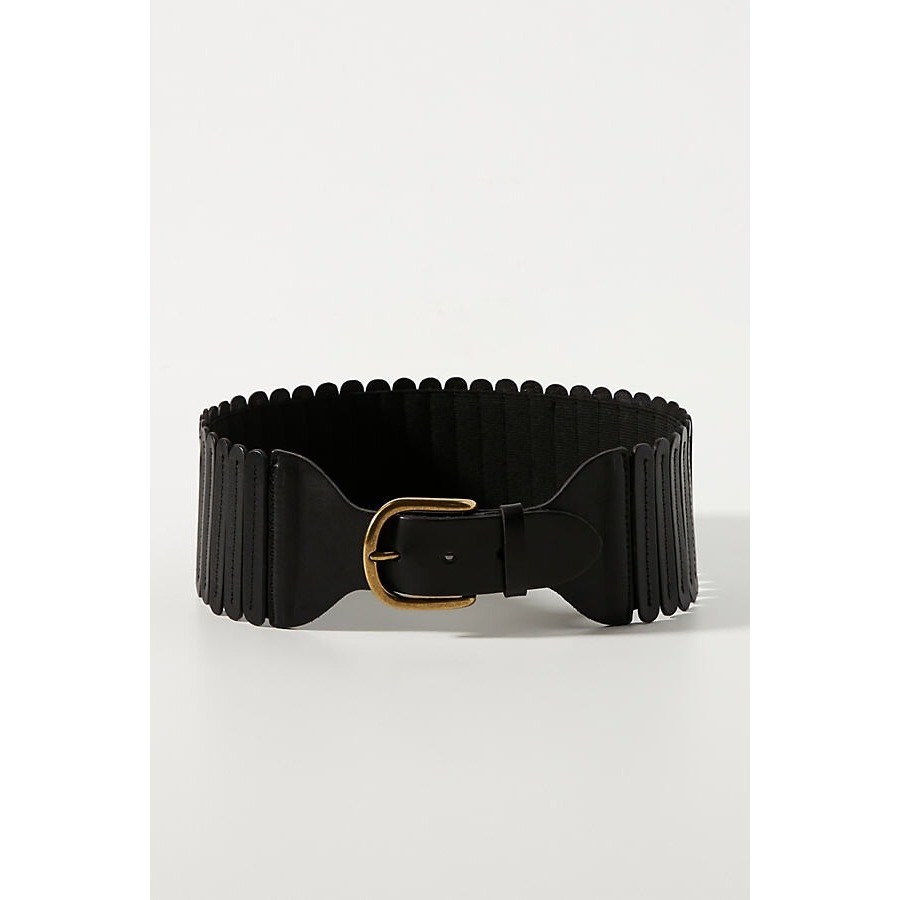 Anthropologie Tabitha Corset Belt in Black/Silver | MEDIUM NWT Tabitha Corset Belt | Anthropologie main image 2