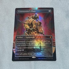 Commander's Plate [Borderless] #135 Prices | Magic Teenage Mutant
