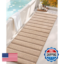 Color Geometry Colorgeometry Khaki Bathroom Rug24X60 Ultra Soft Plush Bath Mat