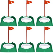 Sotiff Golf Putting Practice Cup Hole Training Aids Golf Accessories Red 3