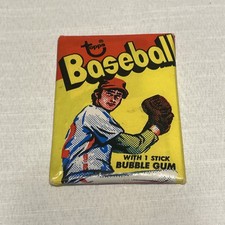 1973 Topps Baseball UNOPENED WAX PACK Sealed Nos Vintage