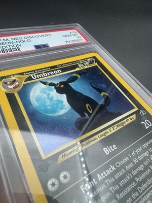 Pokemon Umbreon Neo Discovery 1st Edition Holo Rare #13 PSA 10 Gem