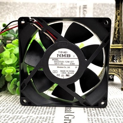 1PCS New   09225VA-12M-GT DC 12V 0.40A 3-Wire inverter fan *ll