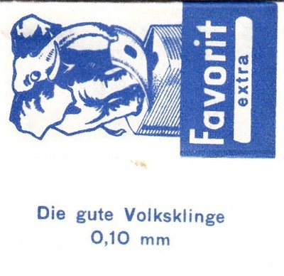 Rasierklinge-Razor Blade-für Sammler