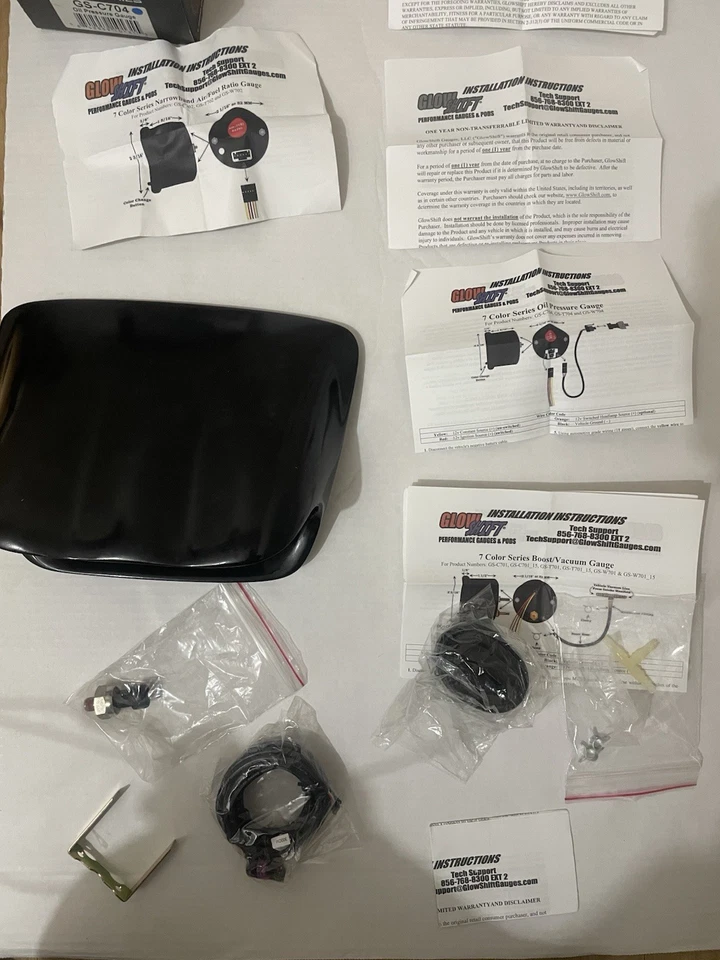 Glow Shift 52mm preto 7 cores 2002-2007 Subaru Impreza - Imagem 2 de 4