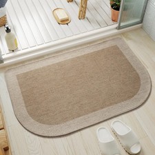 YDKGL Bathroom Rugs Mat 20x31, Ultra Thin Non Slip 20 X 31 , A-beige Brown