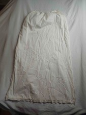 Vintage Half Slip Skirt L 21x34 White Bridgerton Prairie Cottagecore Coquette