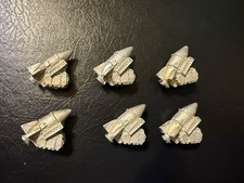 Warhammer Epic 40K Space Ork Pulsa Rokkits (7749) x6 - OOP - Games Workshop 1991