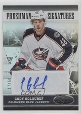 2012 Certified Freshman Signatures Mirror Hot Box 17/50 Cody Goloubef #164 4p5