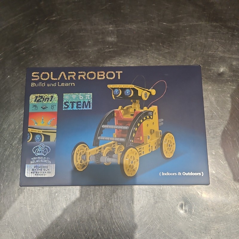 Solar Robot 12-in-1 STEM Kit Build & Learn Educational Toy Age 8+