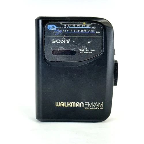 Vintage Sony Walkman FM/AM WM-FX101 Radio Cassette Player PARTS OR REPAIR