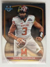 2022 Bowman University Chrome #3 Taulia Tagovailoa Maryland Terrapins